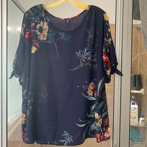 Cold shoulder blouse